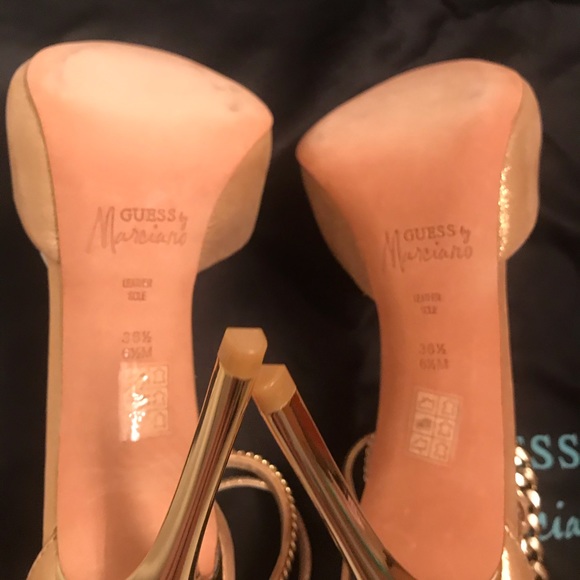 Marciano Gold Heels - Picture 6 of 7